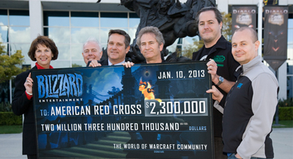 Activision Blizzard : $2.3 million collected for the Red Cross