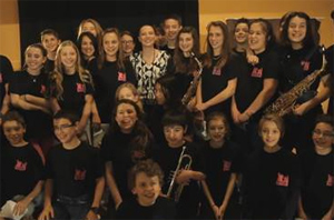 Anne Sila et la Classe Orchestre à l’Ecole